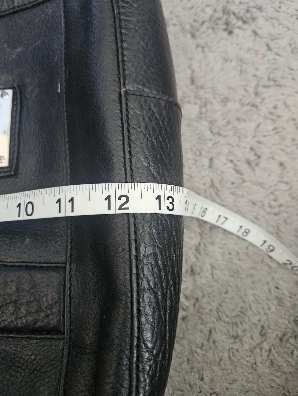 Wilsons Vintage‎ Y2K Pelle Studio Black Leather Shoulder Bag